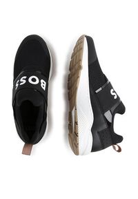 BOSS - Boss Sneakersy J50853 M Czarny. Kolor: czarny. Materiał: mesh, materiał