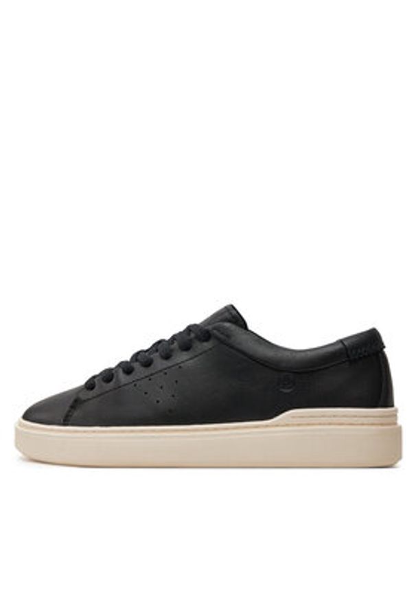 Clarks Sneakersy Craft Swift 26176129 Czarny. Kolor: czarny. Materiał: skóra