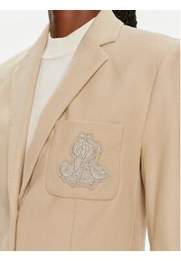 Lauren Ralph Lauren Marynarka 200797305015 Beżowy Slim Fit. Kolor: beżowy. Materiał: bawełna