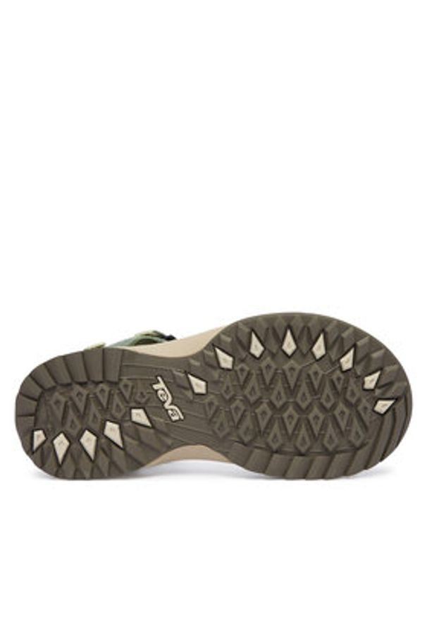 Teva Sandały Terra Fi Lite Suede 1124035 Zielony. Kolor: zielony. Materiał: skóra, zamsz