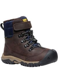 keen - Buty zimowe dziecięce KEEN Kanibou WP Java/Navy roz. 29. Kolor: wielokolorowy, niebieski, brązowy. Materiał: polar, guma. Sezon: zima #1