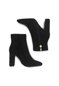 DeeZee Botki CEO-BRITT LS4690-19B Czarny. Kolor: czarny. Materiał: materiał #3