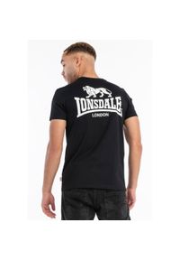 Koszulka Lonsdale Whiteness. Kolor: wielokolorowy, biały, czarny. Wzór: nadruk #1