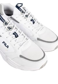 Fila Sneakersy "Saluzzo" | FFM0146 | Mężczyzna | Biały. Nosek buta: okrągły. Kolor: biały. Materiał: tkanina