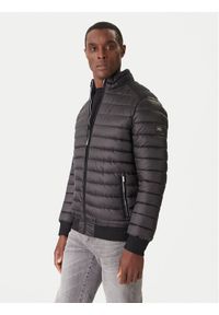 Karl Lagerfeld - KARL LAGERFELD Kurtka zimowa 505033 554587 Czarny Regular Fit. Typ kołnierza: dekolt w karo. Kolor: czarny. Materiał: syntetyk. Sezon: zima
