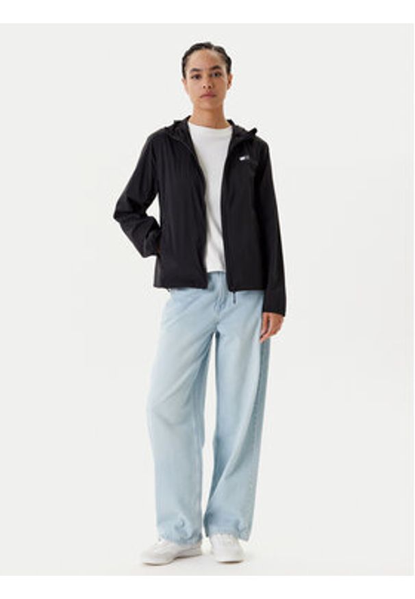 Tommy Jeans Wiatrówka DW0DW21188 Czarny Regular Fit. Kolor: czarny. Materiał: syntetyk