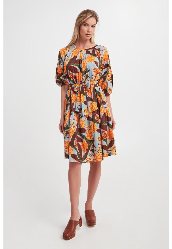 Weekend Max Mara - Sukienka wzorzysta Lalla WEEKEND MAX MARA
