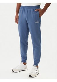 EA7 Emporio Armani Dres 8NPV60 PJVRZ Granatowy Regular Fit. Kolor: niebieski. Materiał: bawełna #6