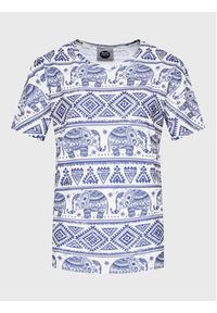 Mr. GUGU & Miss GO T-Shirt Unisex Elephants Pattern Kolorowy Regular Fit. Materiał: syntetyk. Wzór: kolorowy #5