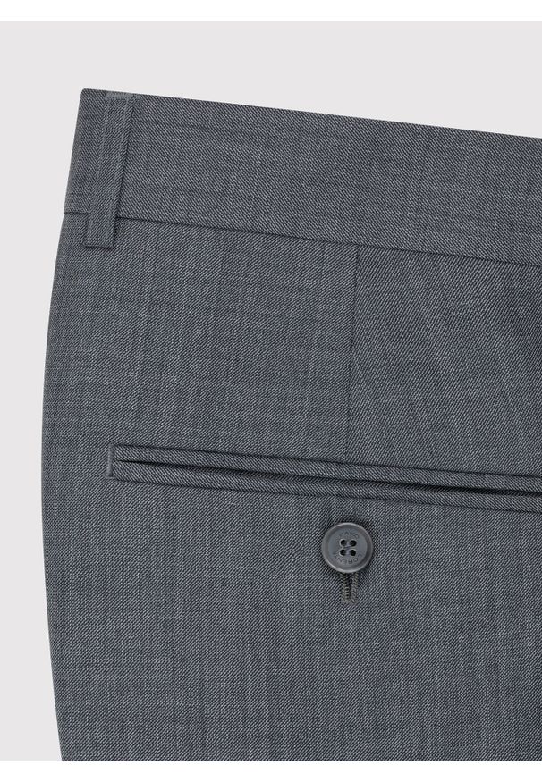 Pako Lorente - PAKO LORENTE – Spodnie garniturowe w kolorze szarym. Kolor: szary. Materiał: poliester, wełna. Styl: młodzieżowy, elegancki