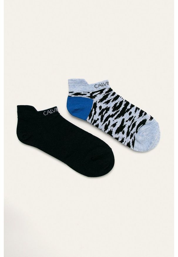 Calvin Klein - Skarpetki (2-pack). Kolor: niebieski