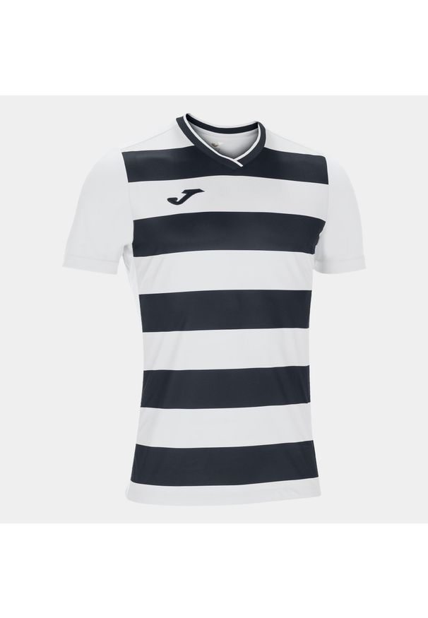 Koszulka do piłki nożnej męska Joma Europa IV. Kolor: biały, wielokolorowy, czarny. Sport: piłka nożna