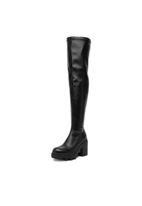 DeeZee Kozaki ZB362-2A Czarny. Kolor: czarny. Materiał: syntetyk, materiał