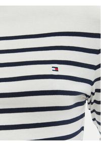 TOMMY HILFIGER - Tommy Hilfiger Bluzka New Cody WW0WW40589 Biały Slim Fit. Kolor: biały. Materiał: bawełna #2
