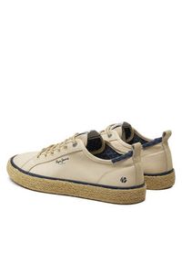 Pepe Jeans Espadryle Port Basic PMS10324 Beżowy. Kolor: beżowy. Materiał: materiał #6