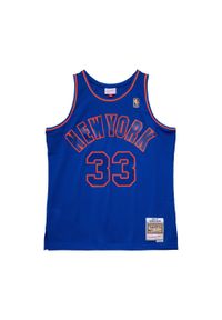 Mitchell & Ness - Koszulka NBA New York Knicks Patrick Ewing. Kolor: niebieski. Sport: koszykówka #1