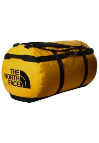 Torba The North Face Base Camp Duffel XXL 0A52SD4WP1 - żółta. Kolor: żółty. Materiał: nylon. Wzór: paski. Sport: fitness #1