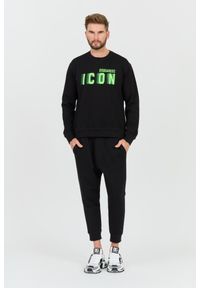 DSQUARED2 Czarna bluza Icon Blur Cool Fit Crewneck. Kolor: czarny #5