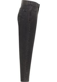 Mustang - MUSTANG CHARLOTTE TAPERED DAMSKIE SPODNIE JEANSOWE JEANSY DŻINSY DENIM BLACK 1015572 4000 841. Materiał: denim, jeans #3