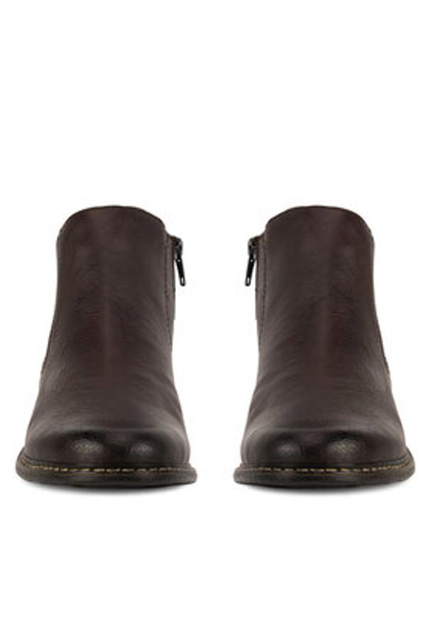 Rieker Botki Z4994-26 Brązowy. Kolor: brązowy. Materiał: materiał