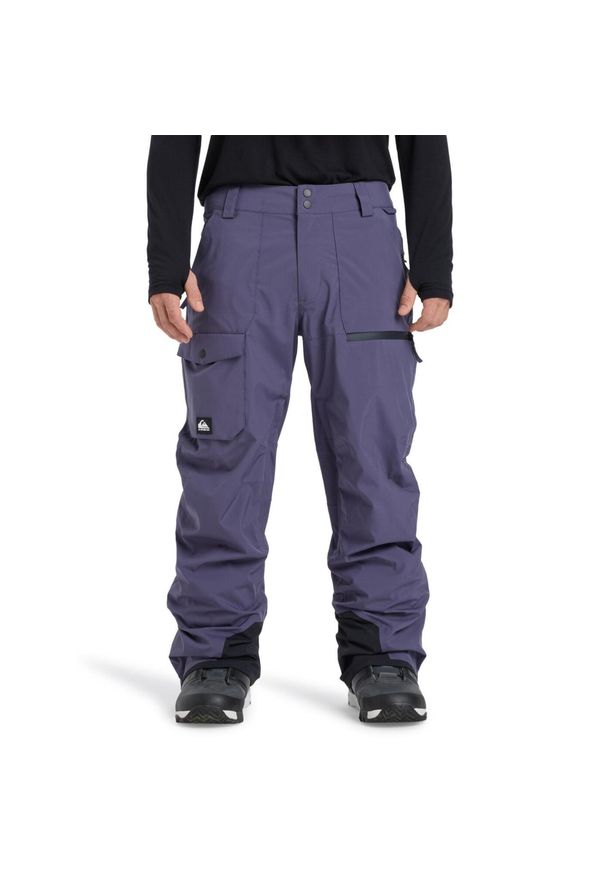 Quiksilver - Spodnie do sportów zimowych techniczne dla Mężczyzn UTILITY. Kolor: fioletowy. Materiał: poliester. Sezon: zima. Sport: narciarstwo