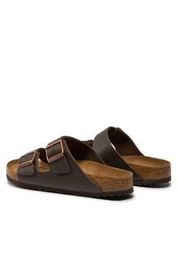 Birkenstock Klapki Arizona 051101 Brązowy. Kolor: brązowy. Materiał: skóra