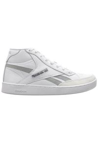 Buty do chodzenia damskie Reebok Club C Form Hi. Zapięcie: sznurówki. Kolor: biały. Materiał: materiał, skóra, tkanina, syntetyk. Szerokość cholewki: normalna. Model: Reebok Club. Sport: turystyka piesza