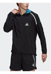 Adidas - adidas Kurtka do biegania Marathon For The Oceans HM1212 Czarny Slim Fit. Kolor: czarny. Materiał: syntetyk #4