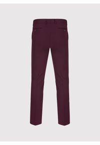 Pako Lorente - PAKO LORENTE – Bordowe spodnie garniturowe. Okazja: na wesele, na co dzień, na ślub cywilny. Kolor: czerwony. Materiał: poliester, wiskoza, elastan. Styl: casual, elegancki #2