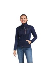 Damska kurtka jeździecka Ariat Fusion. Kolor: beżowy, niebieski, wielokolorowy. Sport: jeździectwo #1