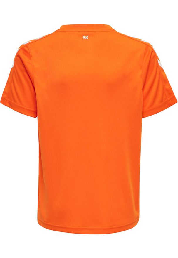 Koszulka sportowa z krótkim rękawem dziecięca Hummel Core XK Kids Poly Jersey S/. Kolor: pomarańczowy, żółty, wielokolorowy. Materiał: jersey. Długość rękawa: krótki rękaw. Długość: krótkie