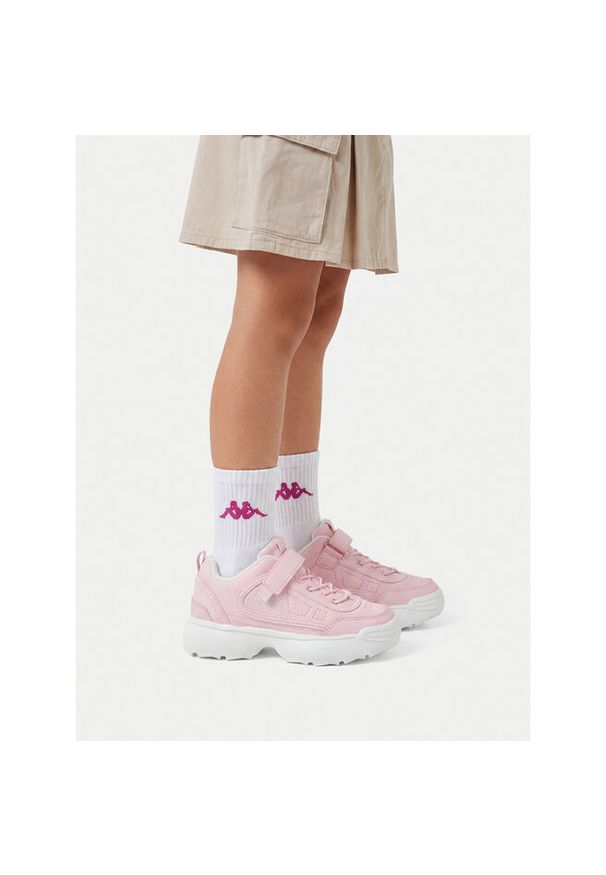 Sneakersy Kappa. Kolor: różowy