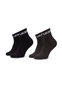 Zestaw 2 par wysokich skarpet dziecięcych Vans. Kolor: czarny