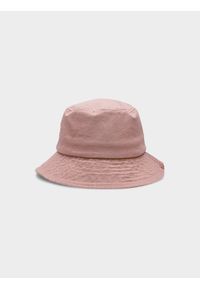 4f - Kapelusz bucket hat uniseks. Kolor: różowy. Materiał: bawełna #2