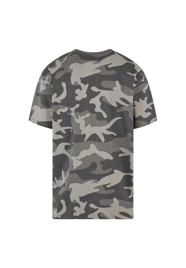 Urban Classics - T-shirt Męski Camo Oversized Simple. Kolor: zielony, wielokolorowy, brązowy