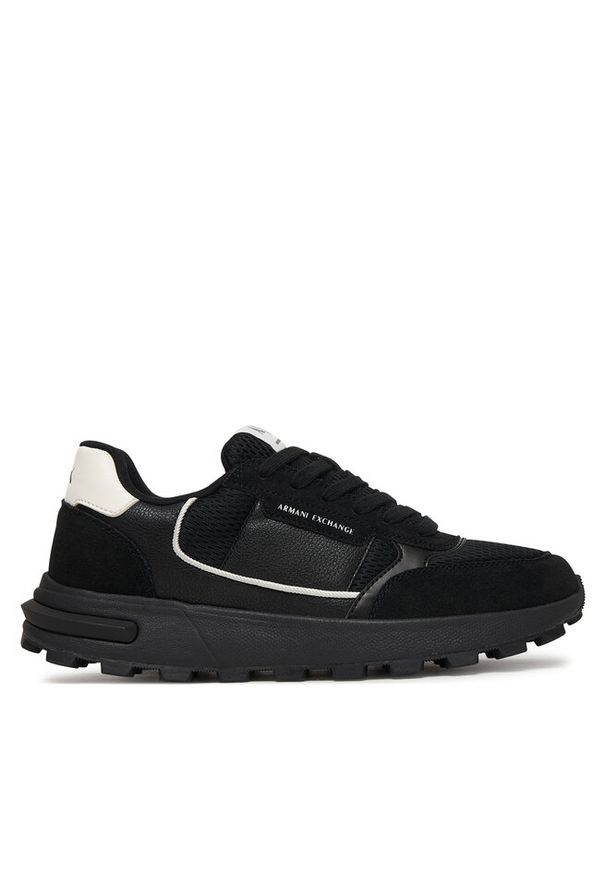 Sneakersy Armani Exchange. Kolor: czarny