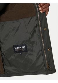 Barbour Kurtka przejściowa MQU0281GN72 Zielony Slim Fit. Kolor: zielony. Materiał: syntetyk #4
