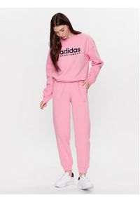 Adidas - adidas Spodnie dresowe ALL SZN Fleece Joggers IC6459 Różowy Loose Fit. Kolor: różowy. Materiał: bawełna #5