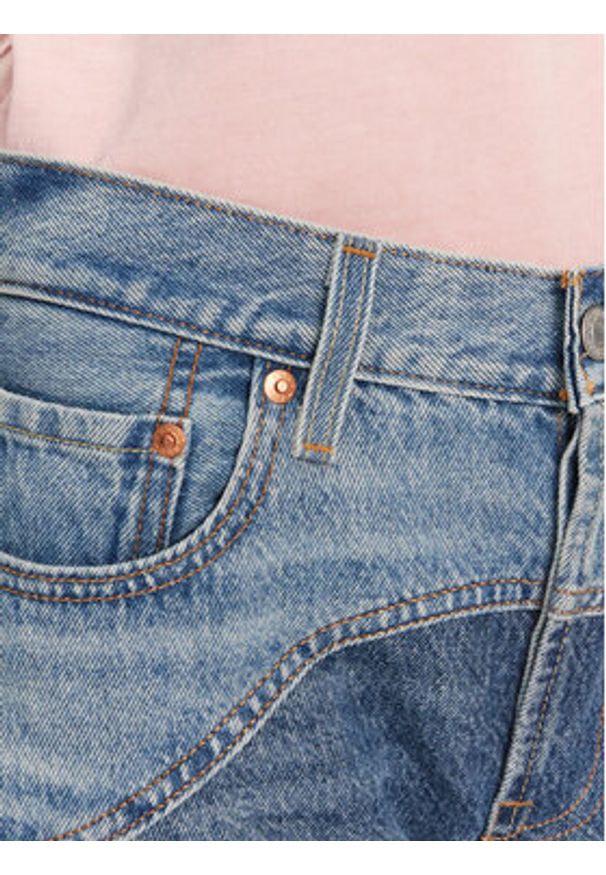 Levi's® Jeansy Western 501® 001V3-0001 Niebieski Regular Fit. Kolor: niebieski