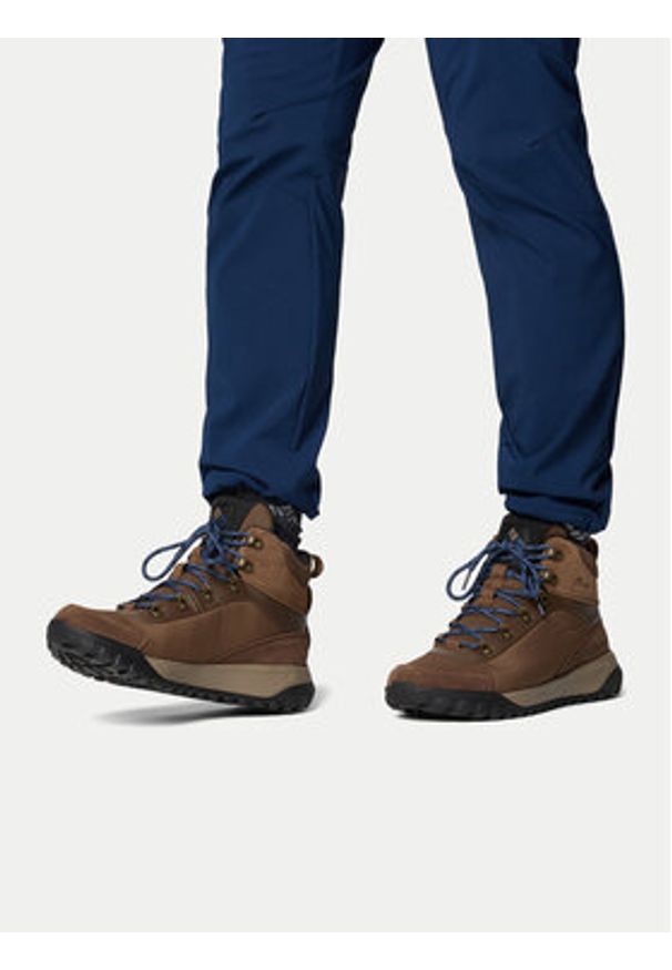 columbia - Columbia Trzewiki Burnsider™ Waterproof 2128821 Brązowy. Kolor: brązowy. Materiał: skóra