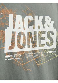 Jack & Jones - Jack&Jones T-Shirt Map Logo 12252376 Zielony Standard Fit. Kolor: zielony. Materiał: bawełna #7