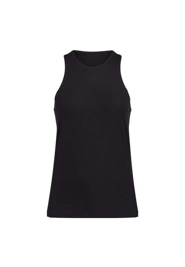 Adidas - Koszulka Club Tennis Climacool Tank. Kolor: czarny. Długość rękawa: bez rękawów. Technologia: ClimaCool (Adidas). Sport: tenis