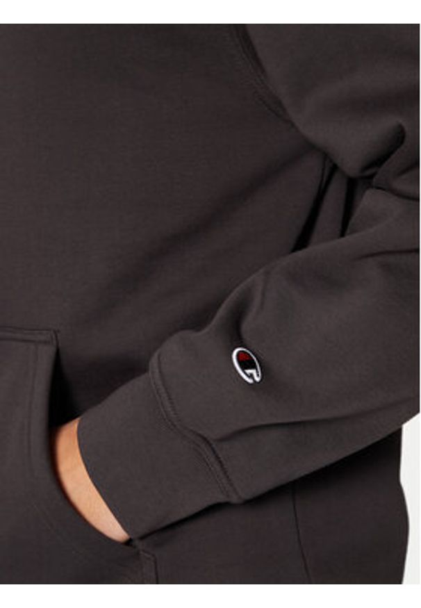 Champion Bluza 220271 Czarny Relaxed Fit. Kolor: czarny. Materiał: syntetyk, bawełna