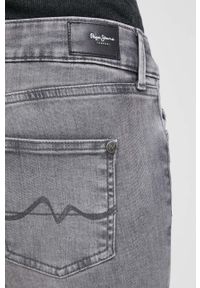 Pepe Jeans jeansy damskie kolor szary. Kolor: szary #3