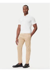 Hugo - HUGO Polo San Peter-CV 50536672 Écru Regular Fit. Typ kołnierza: polo. Materiał: wiskoza #2