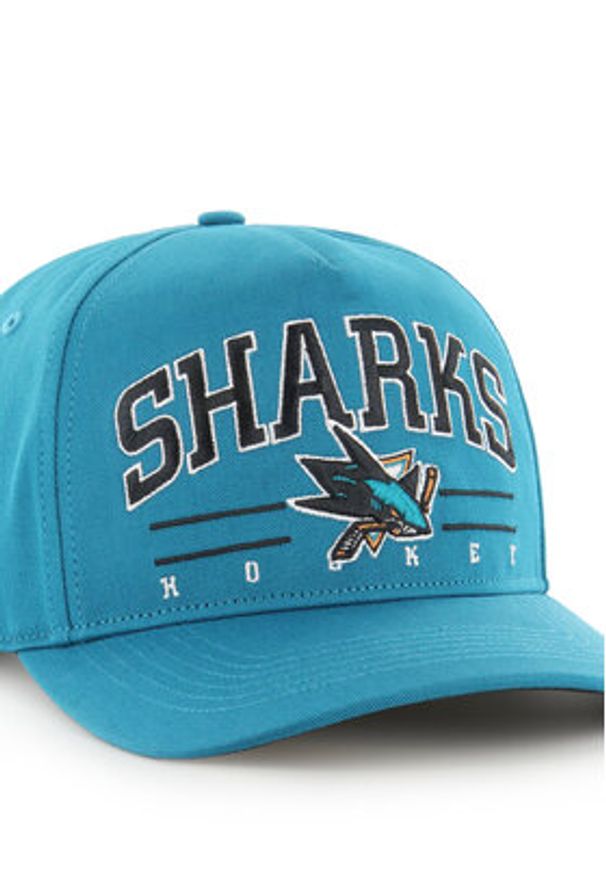 47 Brand Czapka z daszkiem San José Sharks Roscoe Hitch H-RSCOE22GWP Niebieski. Kolor: niebieski. Materiał: bawełna, materiał