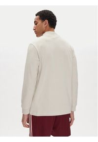Adidas - adidas Longsleeve JD5402 Beżowy Loose Fit. Kolor: beżowy. Materiał: bawełna. Długość rękawa: długi rękaw #4