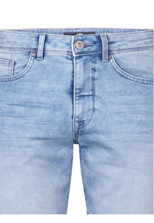 Petrol Industries Szorty jeansowe M-ROS-SHO001 Niebieski Slim Fit. Kolor: niebieski. Materiał: bawełna
