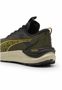 Puma - Męskie buty do biegania w terenie Electrify NITRO™ PUMA. Kolor: beżowy, zielony, wielokolorowy