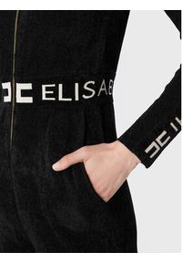Elisabetta Franchi Kombinezon KT-19S-26E2-V520 Czarny Slim Fit. Kolor: czarny. Materiał: wełna #5